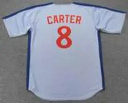 GARY CARTER Montreal Expos 1981 Majestic Cooperstown Away Baseball Jersey 