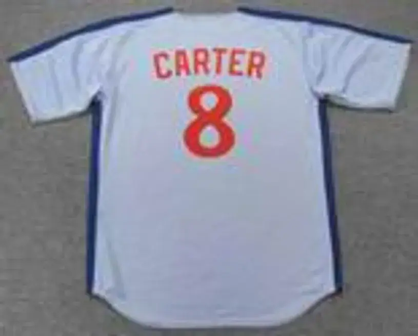 GARY CARTER Montreal Expos 1981 Majestic Cooperstown Away Baseball Jersey 