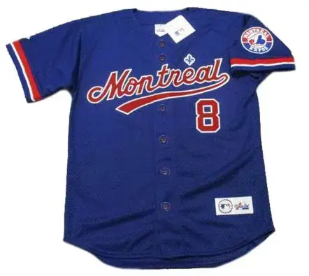 GARY CARTER Montreal Expos 1992 Majestic Throwback Baseball Jersey