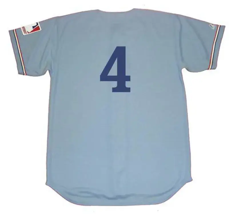 GENE MAUCH Montreal Expos 1969 Majestic Cooperstown Away Baseball Jersey