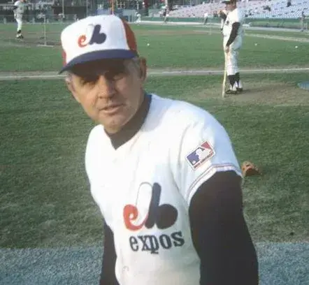 GENE MAUCH Montreal Expos 1969 Majestic Cooperstown Away Baseball Jersey 