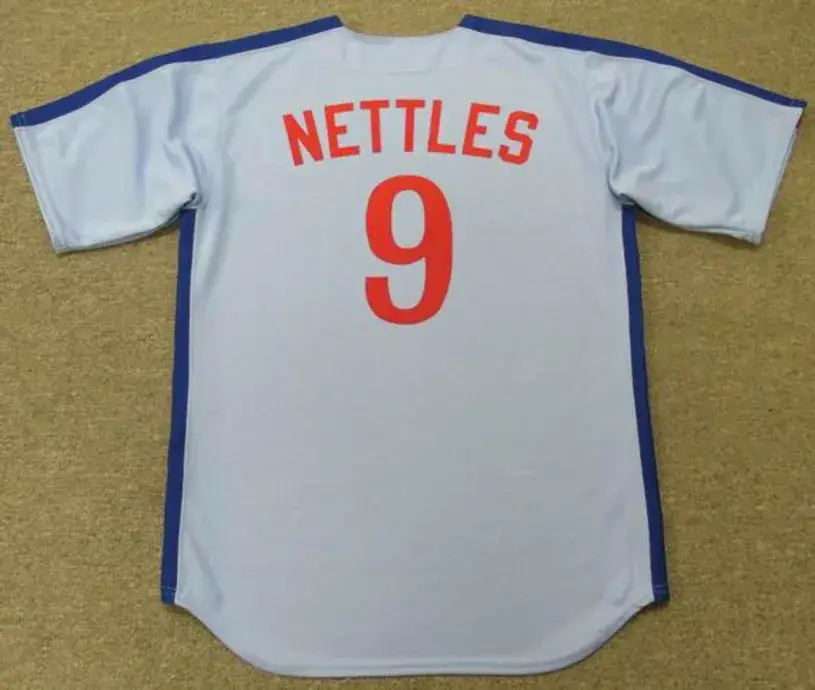 GRAIG NETTLES Montreal Expos 1988 Majestic Cooperstown Away Baseball Jersey 