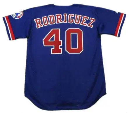 HENRY RODRIGUEZ Montreal Expos 1996 Majestic Throwback Baseball Jersey 