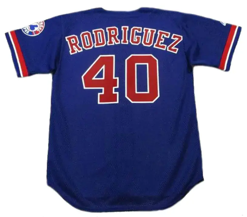 HENRY RODRIGUEZ Montreal Expos 1996 Majestic Throwback Baseball Jersey 