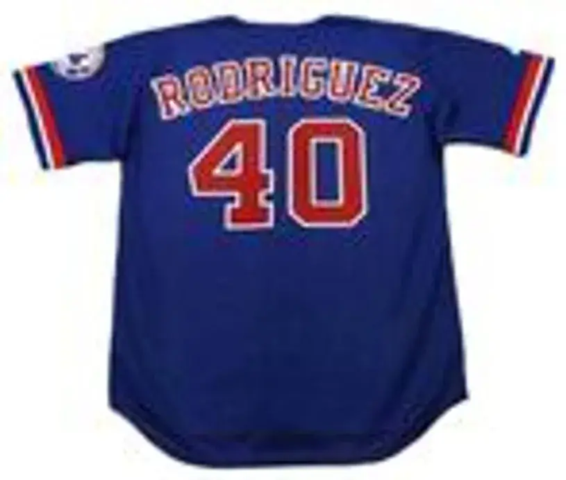 HENRY RODRIGUEZ Montreal Expos 1996 Majestic Throwback Baseball Jersey 