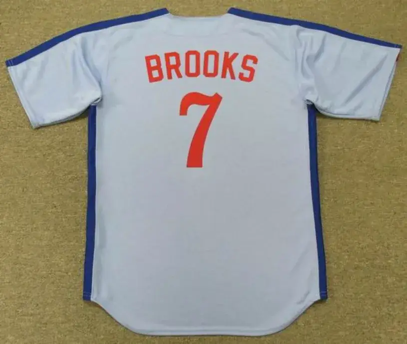 HUBIE BROOKS Montreal Expos 1985 Majestic Cooperstown Away Baseball Jersey 