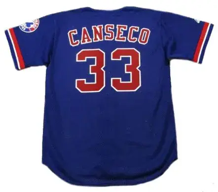 JOSE CANSECO Montreal Expos 2002 Majestic Throwback Baseball Jersey 