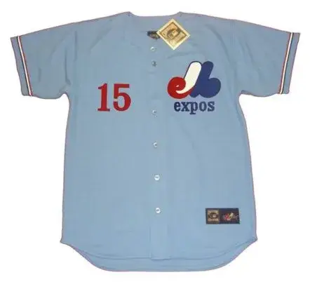 LARRY PARRISH Montreal Expos 1978 Majestic Cooperstown Away Baseball Jersey