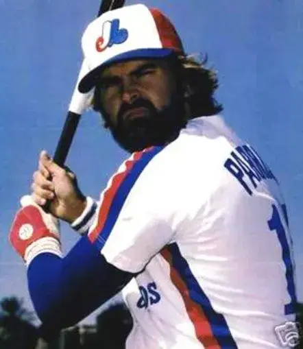 LARRY PARRISH Montreal Expos 1981 Majestic Cooperstown Throwback Home Baseball Jersey 