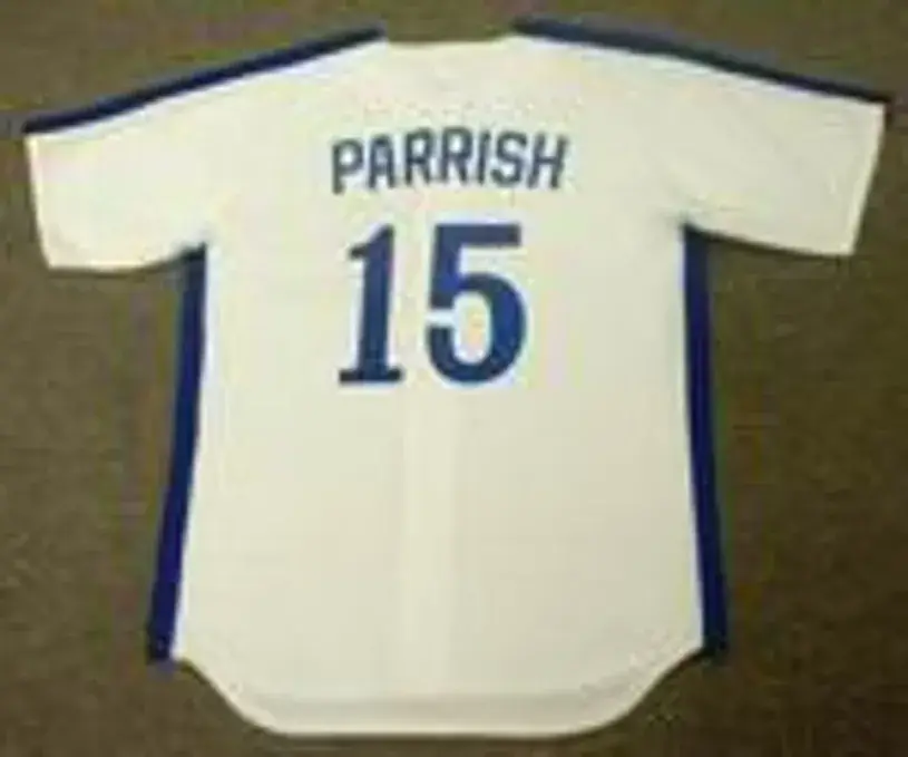 LARRY PARRISH Montreal Expos 1981 Majestic Cooperstown Throwback Home Baseball Jersey 
