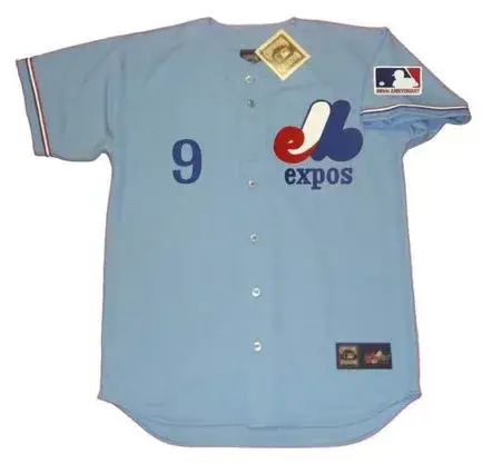 MACK JONES Montreal Expos 1969 Majestic Cooperstown Away Baseball Jersey 