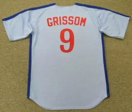 MARQUIS GRISSOM Montreal Expos 1991 Majestic Cooperstown Away Baseball Jersey 