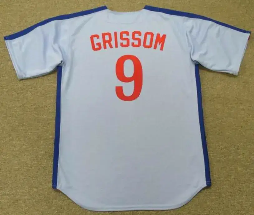 MARQUIS GRISSOM Montreal Expos 1991 Majestic Cooperstown Away Baseball Jersey 