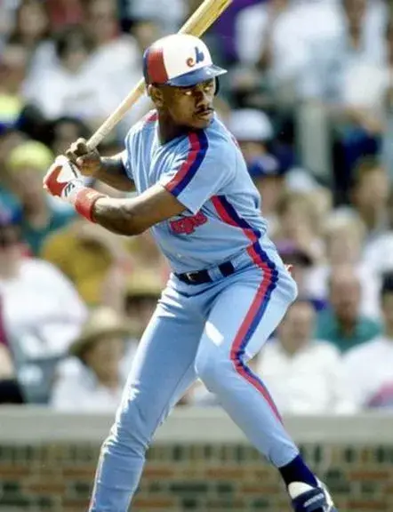 MARQUIS GRISSOM Montreal Expos 1991 Majestic Cooperstown Away Baseball Jersey 