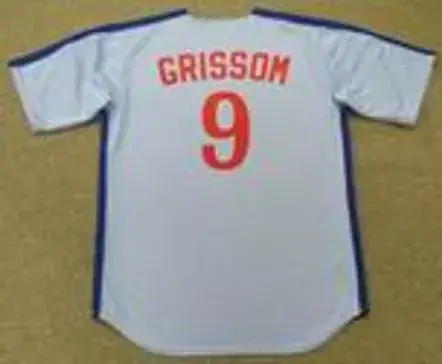 MARQUIS GRISSOM Montreal Expos 1991 Majestic Cooperstown Away Baseball Jersey 