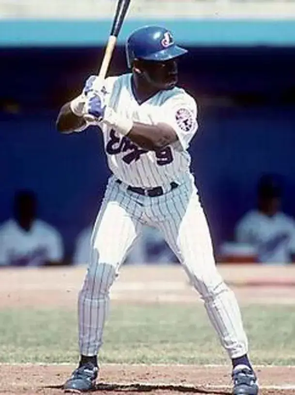 MARQUIS GRISSOM Montreal Expos 1994 Majestic Throwback Home Baseball Jersey 