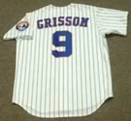 MARQUIS GRISSOM Montreal Expos 1994 Majestic Throwback Home Baseball Jersey 