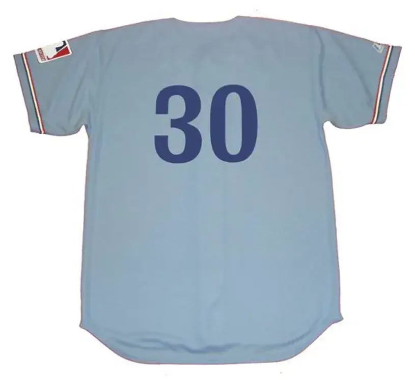MAURY WILLS Montreal Expos 1969 Majestic Cooperstown Away Baseball Jersey