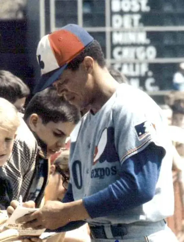MAURY WILLS Montreal Expos 1969 Majestic Cooperstown Away Baseball Jersey 