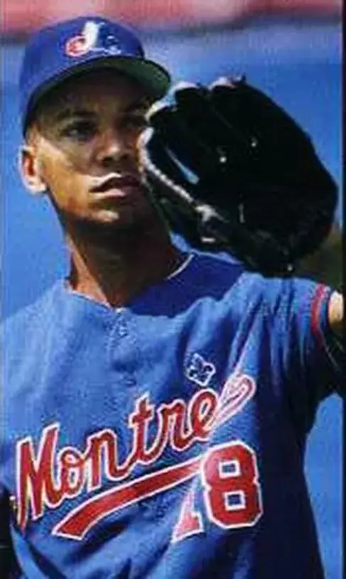 MOISES ALOU Montreal Expos 1994 Majestic Throwback Baseball Jersey 
