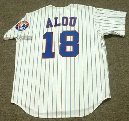 MOISES ALOU Montreal Expos 1994 Majestic Throwback Home Baseball Jersey 