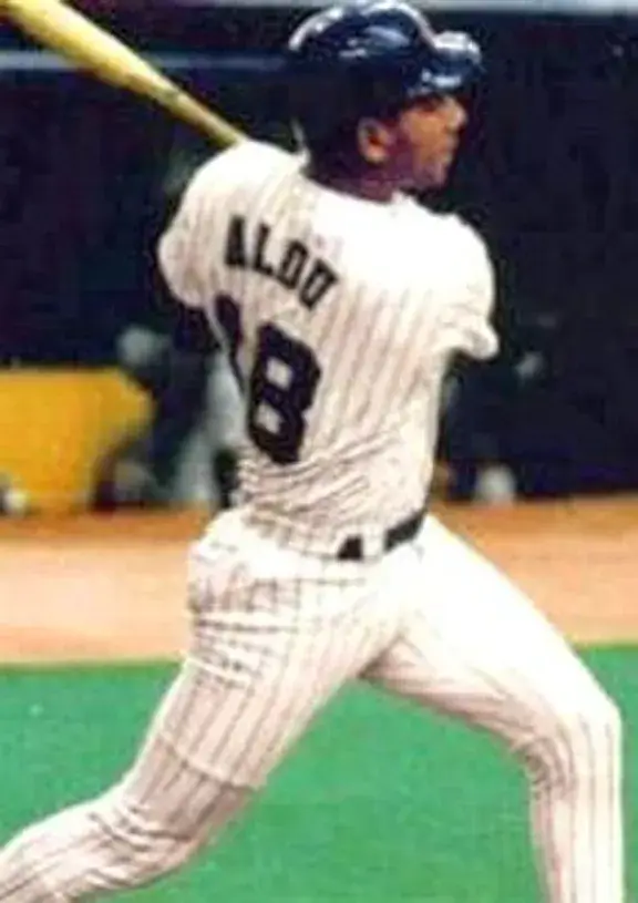 MOISES ALOU Montreal Expos 1994 Majestic Throwback Home Baseball Jersey 