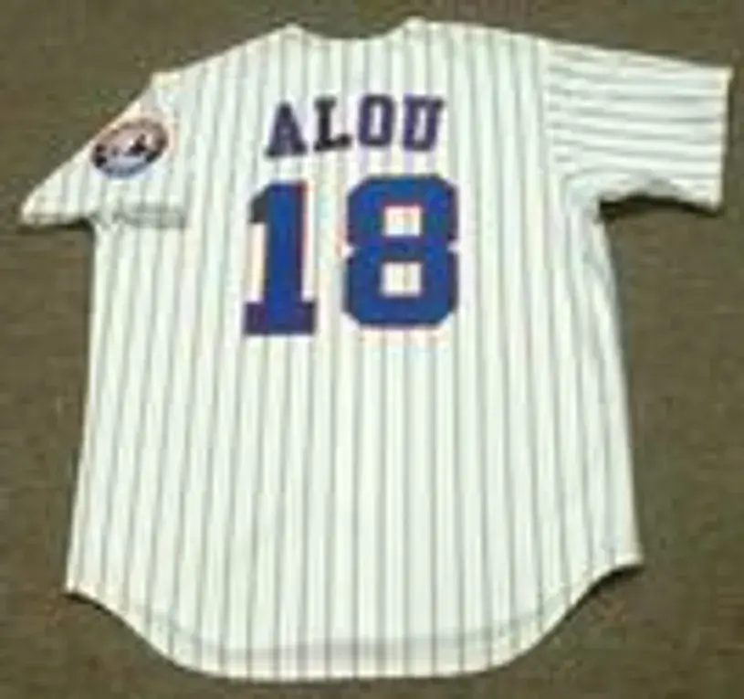 MOISES ALOU Montreal Expos 1994 Majestic Throwback Home Baseball Jersey 