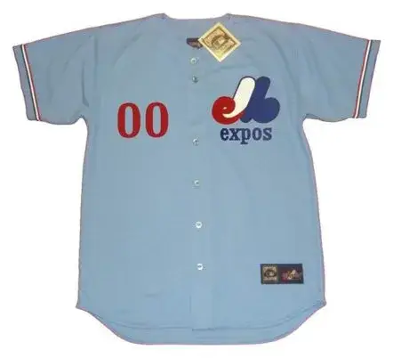 MONTREAL EXPOS 1970’s Majestic Throwback Away Jersey Customized “Any Name & Number(s)”