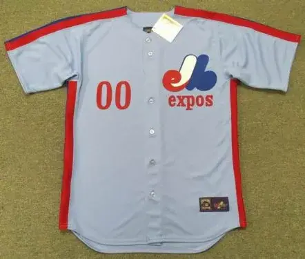 MONTREAL EXPOS 1980’s Majestic Away Throwback Jersey Customized “Any Name & Number(s)”