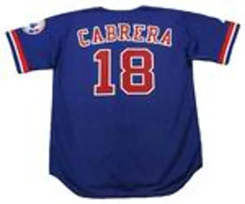 ORLANDO CABRERA Montreal Expos 2002 Majestic Throwback Baseball Jersey 