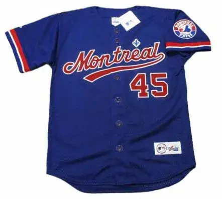 PEDRO MARTINEZ Montreal Expos 1994 Majestic Throwback Baseball Jersey