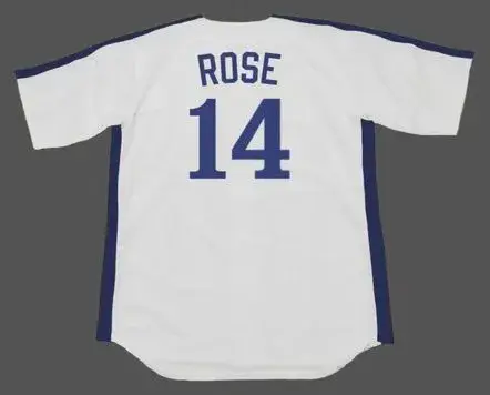 PETE ROSE Montreal Expos 1984 Home Majestic Throwback Baseball Jersey 
