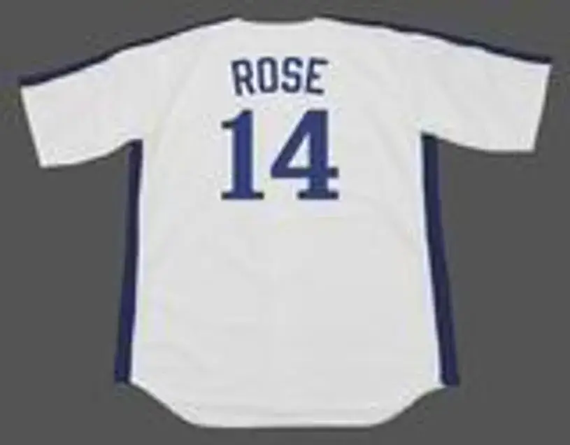PETE ROSE Montreal Expos 1984 Home Majestic Throwback Baseball Jersey 
