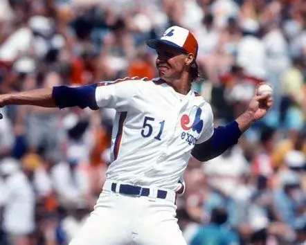 RANDY JOHNSON Montreal Expos 1988 Majestic Cooperstown Home Baseball Jersey 