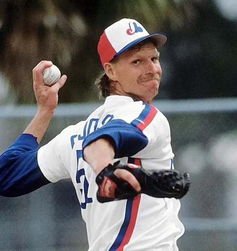 RANDY JOHNSON Montreal Expos 1988 Majestic Cooperstown Home Baseball Jersey 