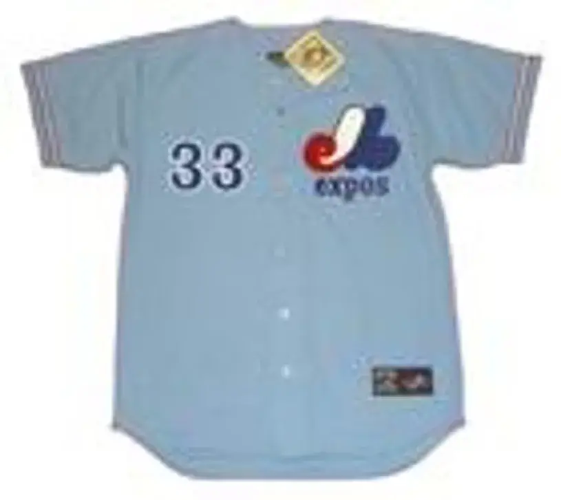 RON HUNT Montreal Expos 1973 Majestic Cooperstown Away Baseball Jersey 