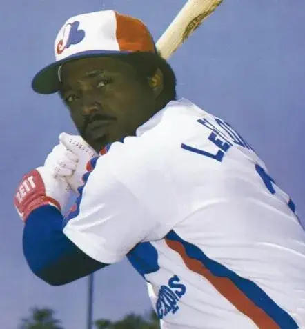 RON LeFLORE Montreal Expos 1980 Majestic Cooperstown Away Baseball Jersey 