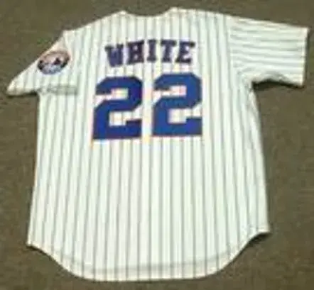 RONDELL WHITE Montreal Expos 1994 Majestic Throwback Home Baseball Jersey 