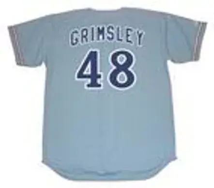 ROSS GRIMSLEY Montreal Expos 1978 Majestic Cooperstown Away Baseball Jersey 