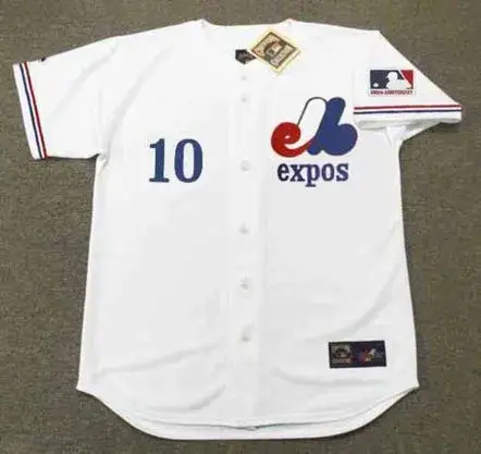 RUSTY STAUB Montreal Expos 1969 Home Majestic Baseball Throwback Jersey 