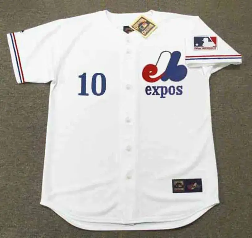 RUSTY STAUB Montreal Expos 1969 Home Majestic Baseball Throwback Jersey 