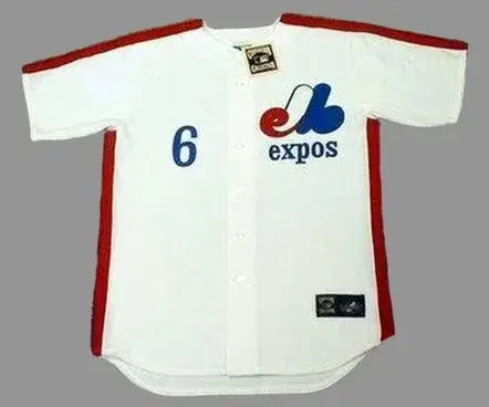 RUSTY STAUB Montreal Expos 1979 Majestic Cooperstown Throwback Home Baseball Jersey