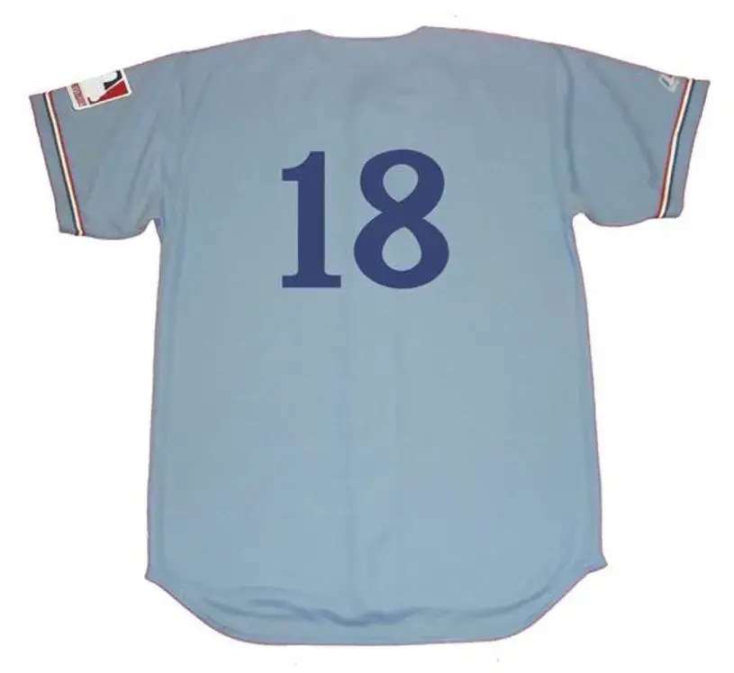 STEVE RENKO Montreal Expos 1969 Majestic Cooperstown Away Baseball Jersey