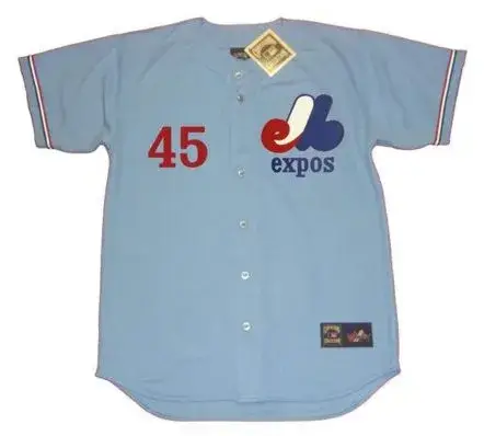STEVE ROGERS Montreal Expos 1978 Majestic Cooperstown Away Baseball Jersey