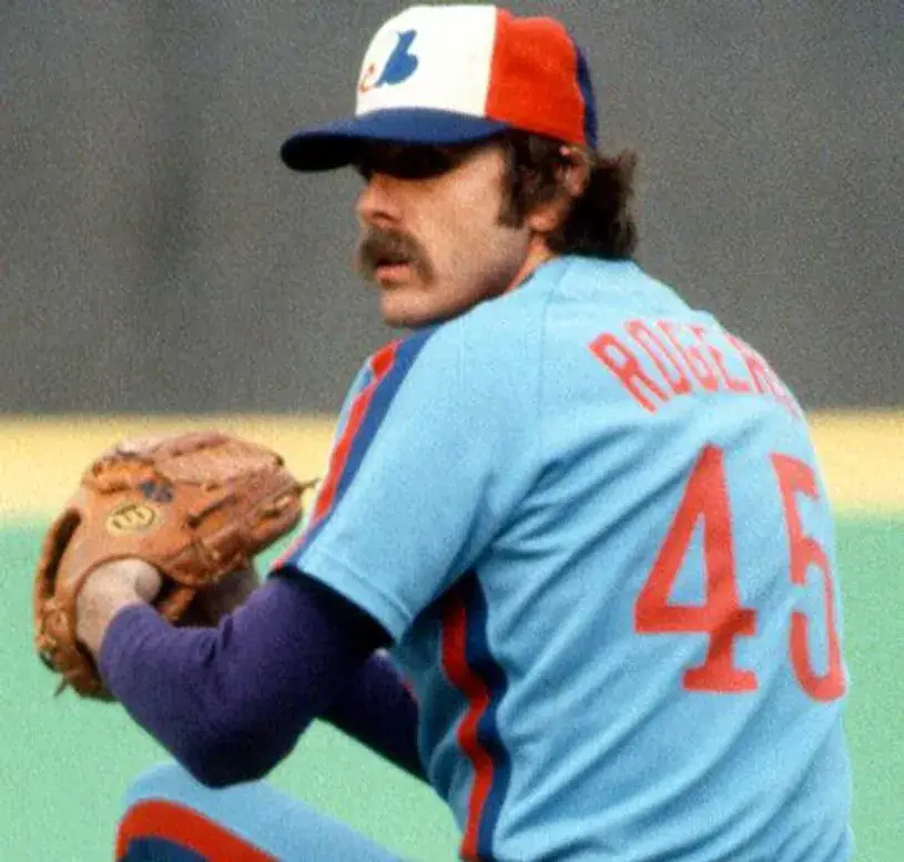 STEVE ROGERS Montreal Expos 1981 Majestic Cooperstown Away Baseball Jersey 