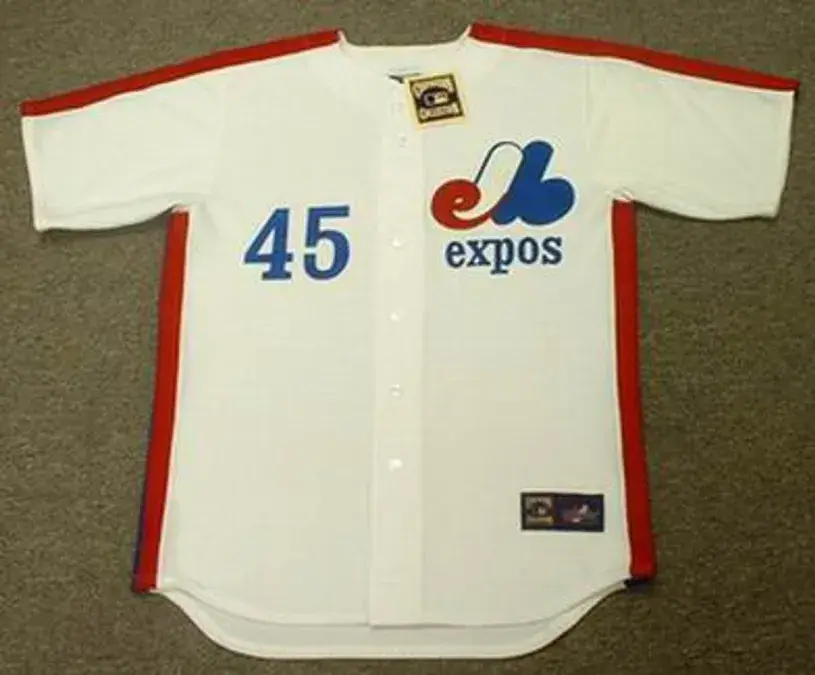 STEVE ROGERS Montreal Expos 1981 Majestic Cooperstown Throwback Home Baseball Jersey