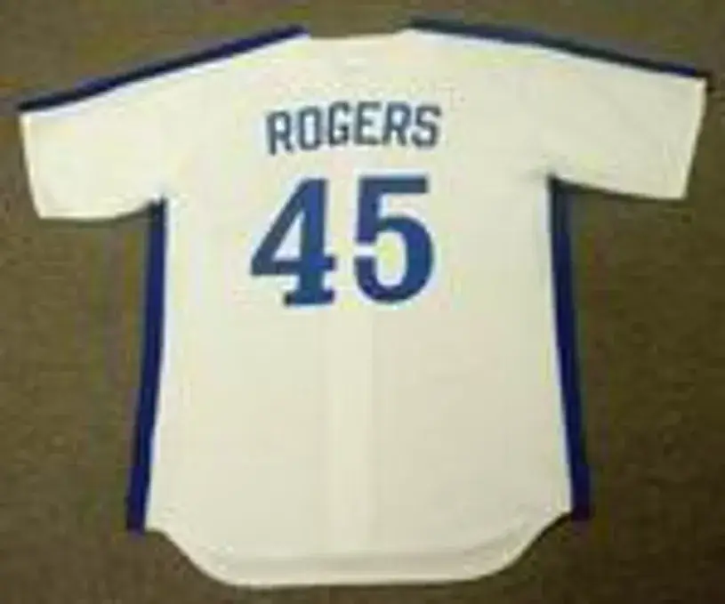 STEVE ROGERS Montreal Expos 1981 Majestic Cooperstown Throwback Home Baseball Jersey 