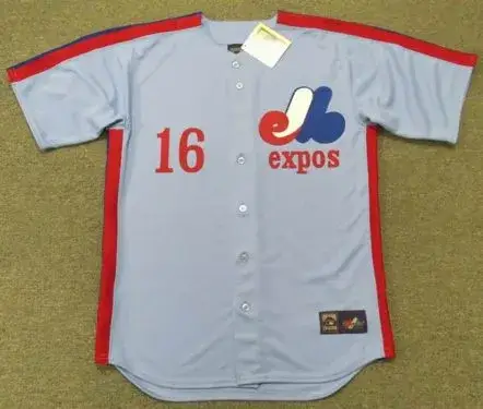 TERRY FRANCONA Montreal Expos 1983 Majestic Cooperstown Away Baseball Jersey