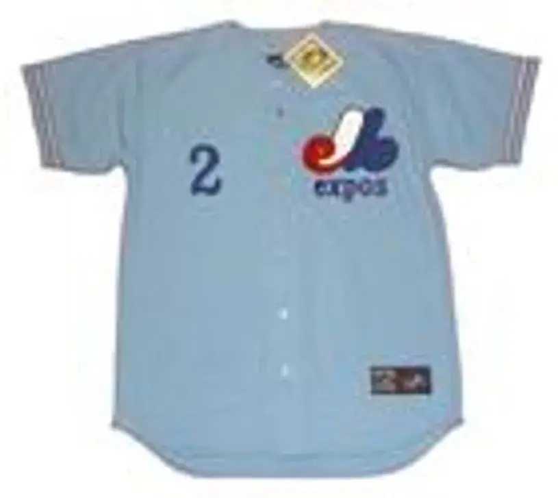 TIM McCARVER Montreal Expos 1972 Majestic Cooperstown Away Baseball Jersey 