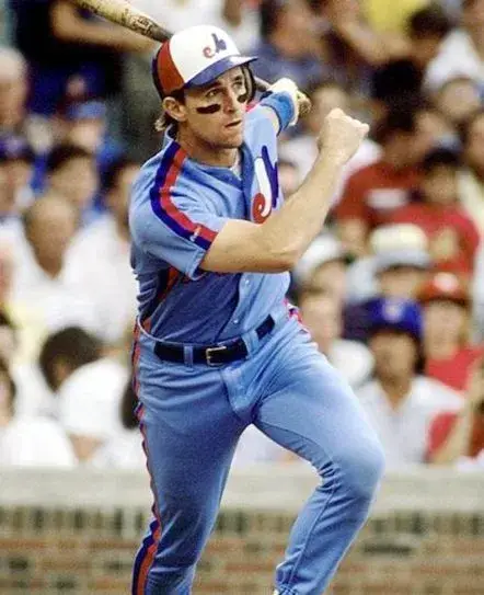 TIM WALLACH Montreal Expos 1982 Majestic Cooperstown Away Baseball Jersey 